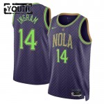 Maillot NBA New Orleans Pelicans Brandon Ingram Nike 2024-25 City Edition Violet Swingman - Enfant